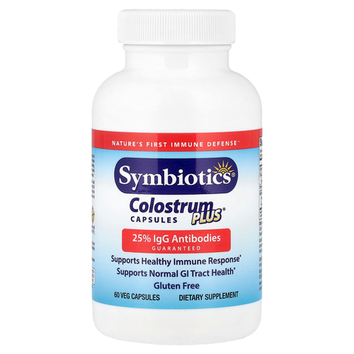 Symbiotics, Colostrum Plus®, 60 растительных капсул