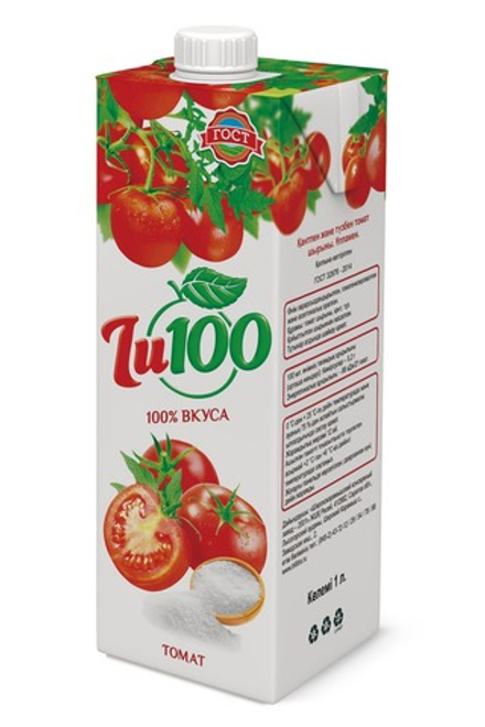 Сок томатный ГОСТ Zu100, 1 л