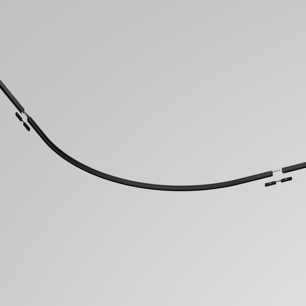 Коннектор радиусный D900 накладной Maytoni Levity TRA184-R900-11B