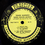 Sonny Rollins Quartet / Tenor Madness (LP)