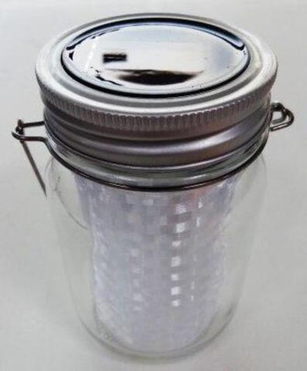 SL-GL14-JAR-3  ЭРА Садовый светильник на солнечной батарее, стекло, металл, прозрачный, 13,5 см
