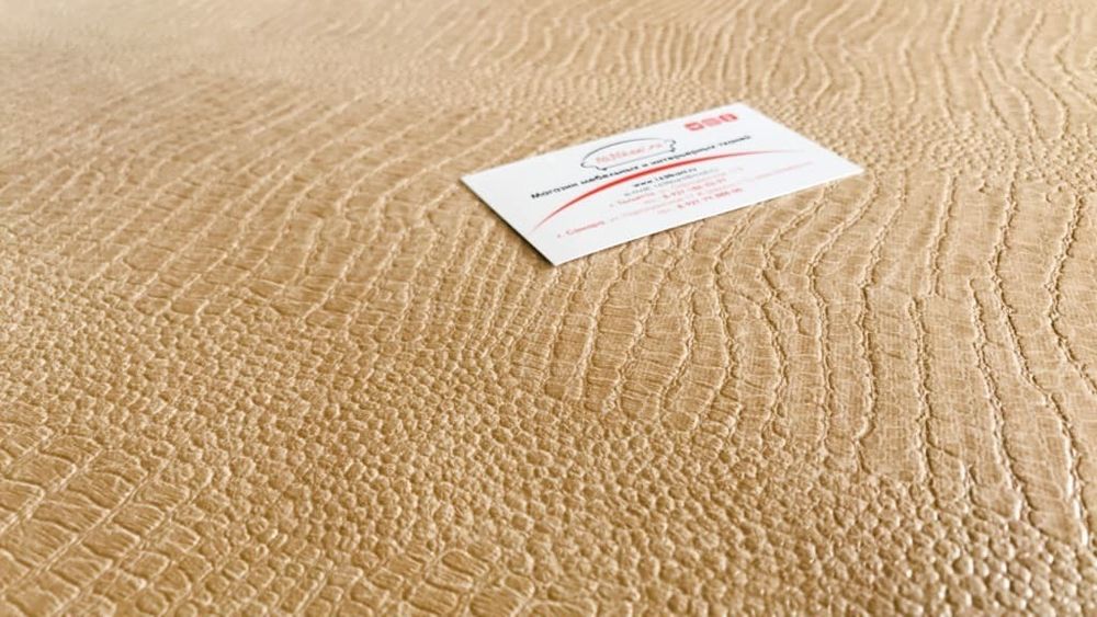 Искусственная кожа 276 т1331 бежевая крокодил