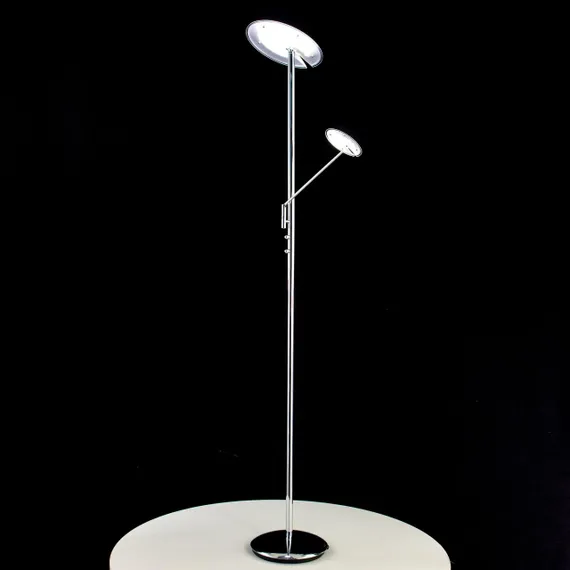 CL802001 Дискус Хром Св-к LED Торшер