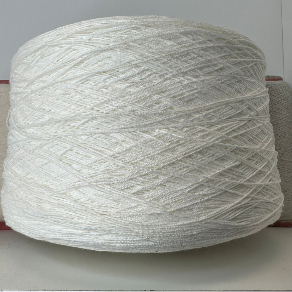 1085415250 - LB filati srl; 60% хлопок, 40% п/а; 375м/100гр; col. 674, цвет: белый