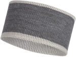 Повязка Buff Crossknit Headband Solid Light Grey