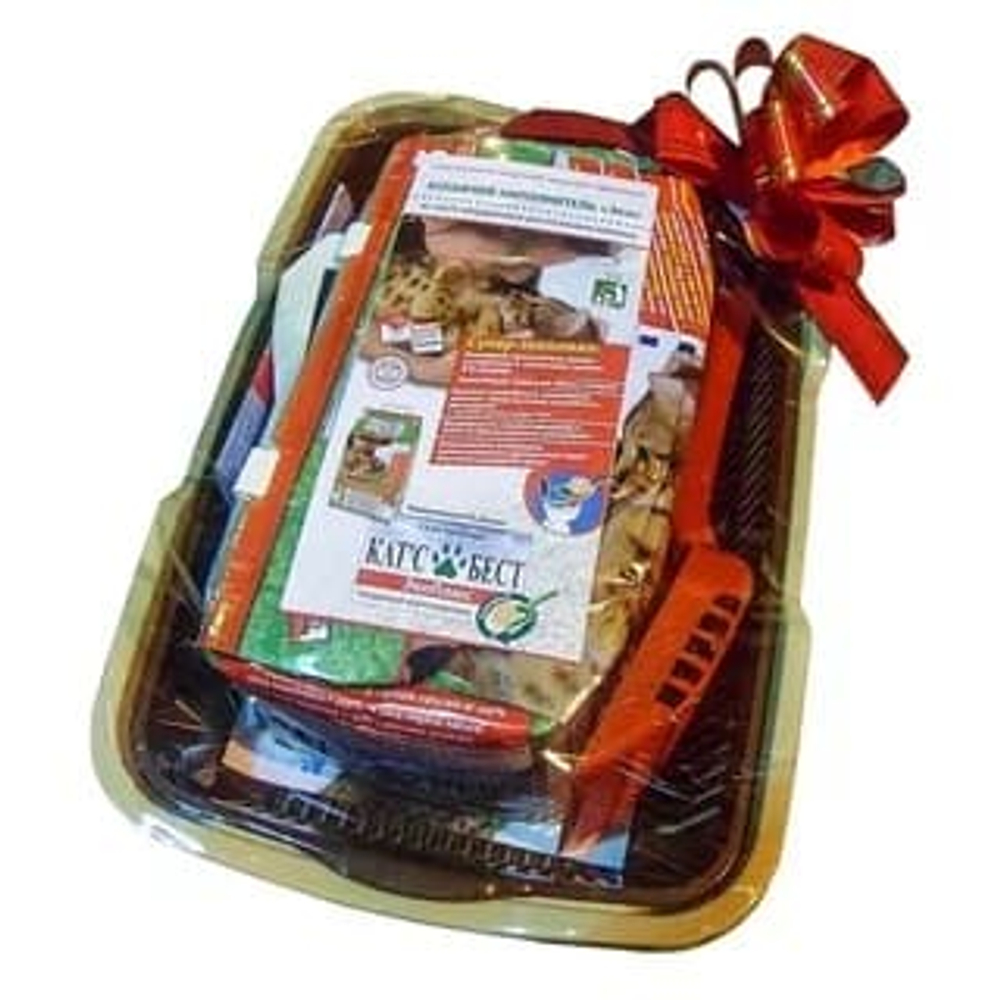 НАБОР Cat`s Best Eko plus для котёнка (наполнитель 5л+совок+лоток)