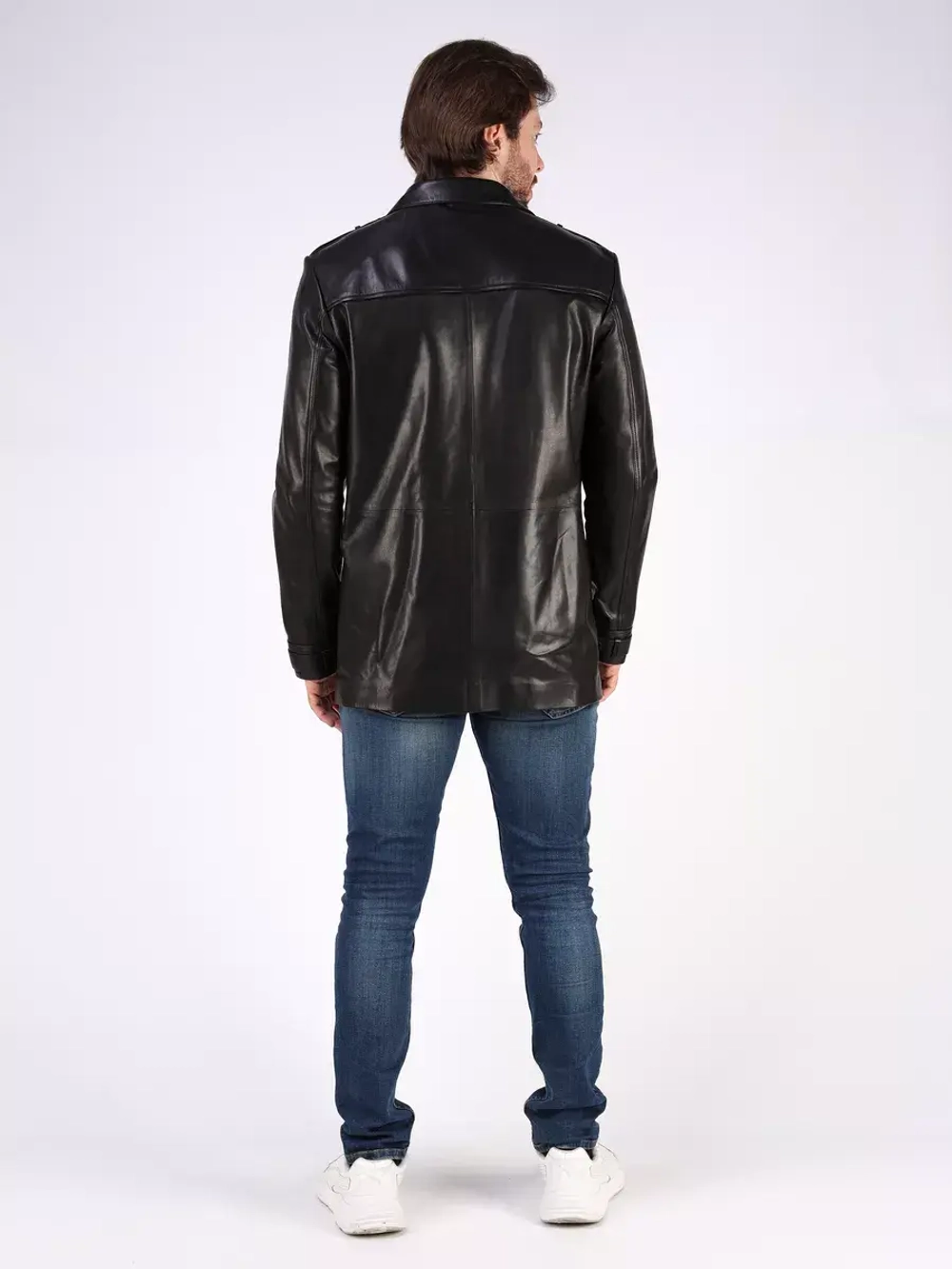 Кожаная куртка демисезонная Турция пальто