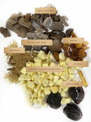 Набор настойки "Пряное яблоко" в крафт пакете