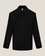 Рубашка "Идеальная" с плечами в белом