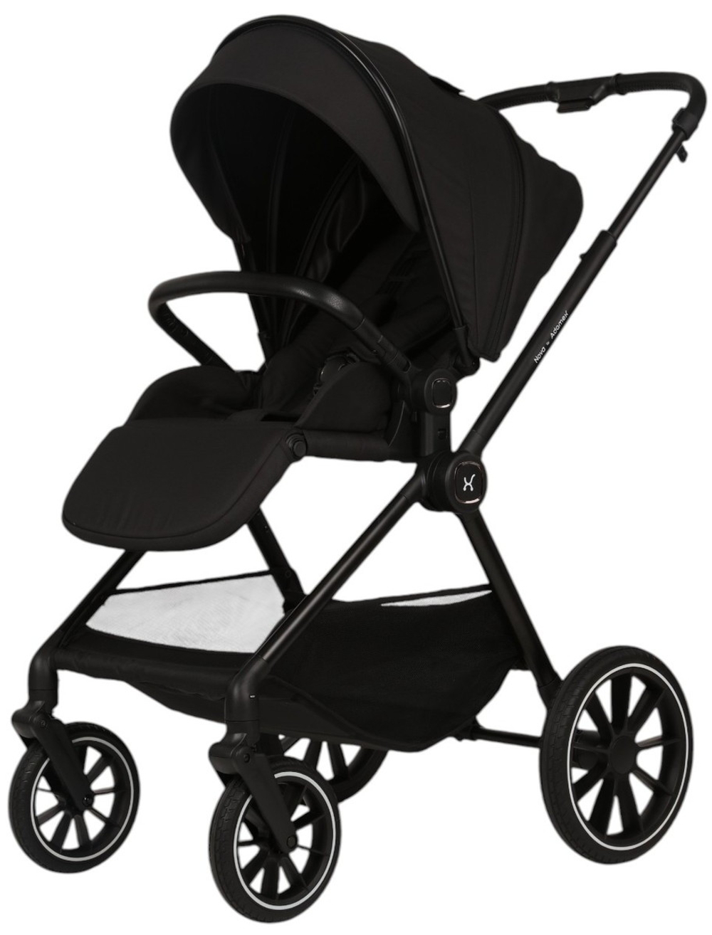 Детская коляска Adamex Nova 3 в 1 ЧЕРНЫЙ - BLACK