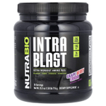 NutraBio, Intra Blast, аминокислотное топливо для приема во время тренировки, со вкусом винограда и ягод, 716 г (1,58 фунта)