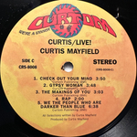 Curtis Mayfield ‎– Curtis / Live! 2LP (США)