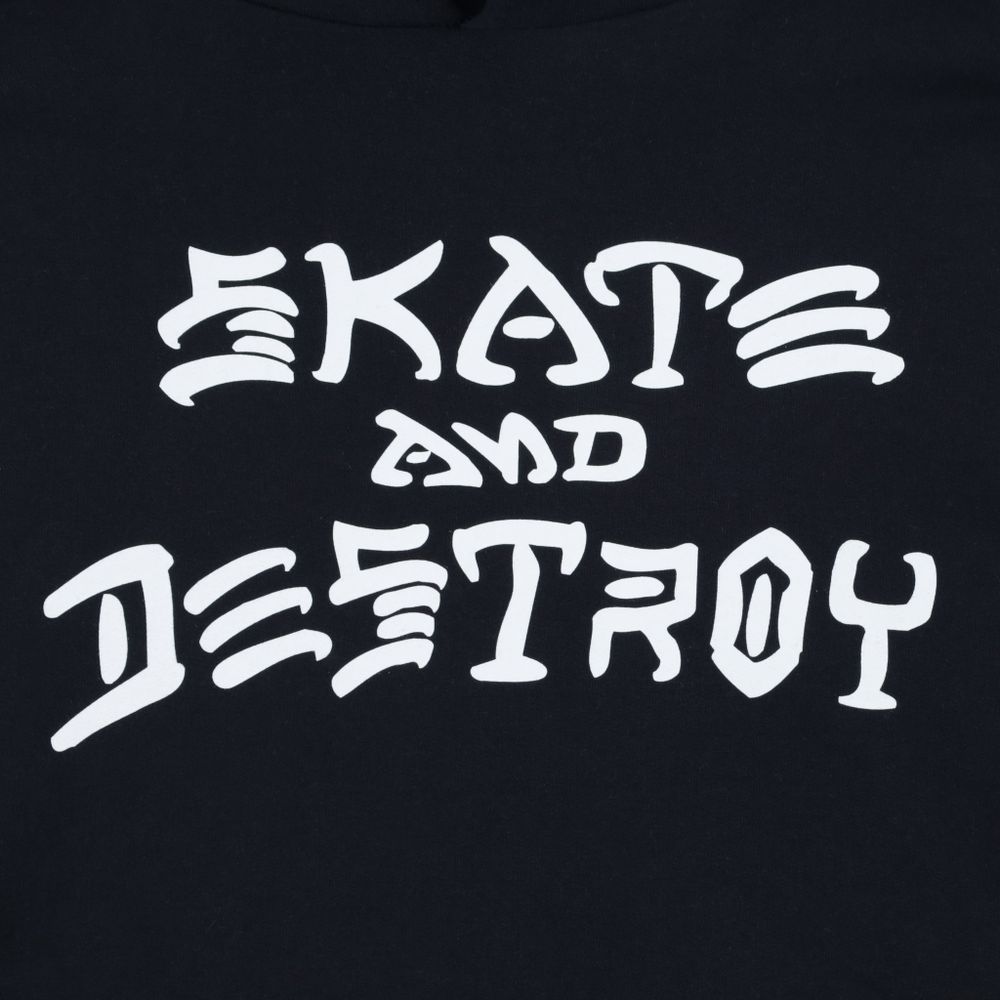 Худи Thrasher Skate &amp; Destroy Hood (black)