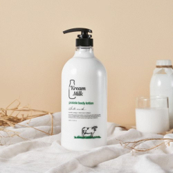 Kream Milk  Лосьон для тела с экстрактами молочного протеина, козьего молока и ароматом белого мускуса - Protein Body Lotion White Musk,1100мл