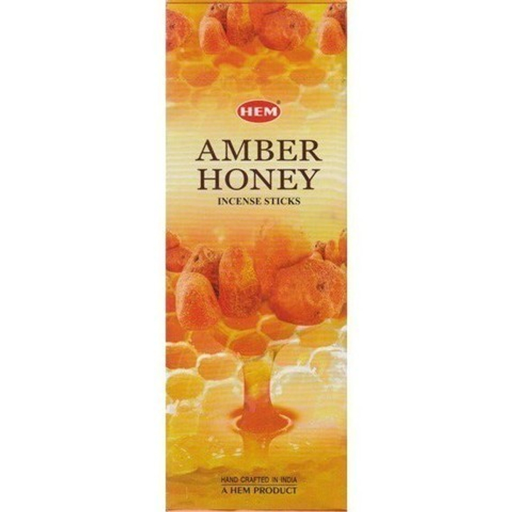 HEM Amber Honey шестигранник Благовоние Амбер Мед