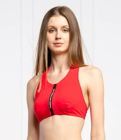 топ бикини Karl Lagerfeld Swimwear - красный(KL20WTP34)