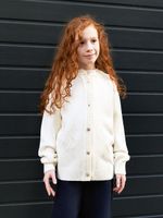 Кардиган для девочки AT941 молочный