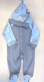 Комбинезон для мальчика с шапочкой