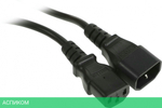 Кабель питания Hyperline PWC-IEC13-IEC14-3.0-BK черный