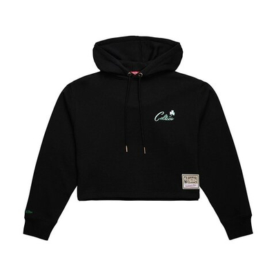 Толстовка Mitchell&Ness NBA Boston Celtics Crop Sweatshirt Black