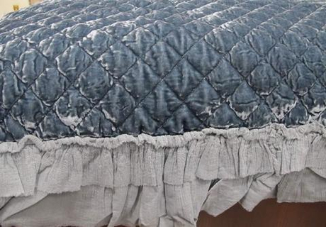 Покрывало-плед 145х200 Opificio Dei Sogni Champagne blu синий