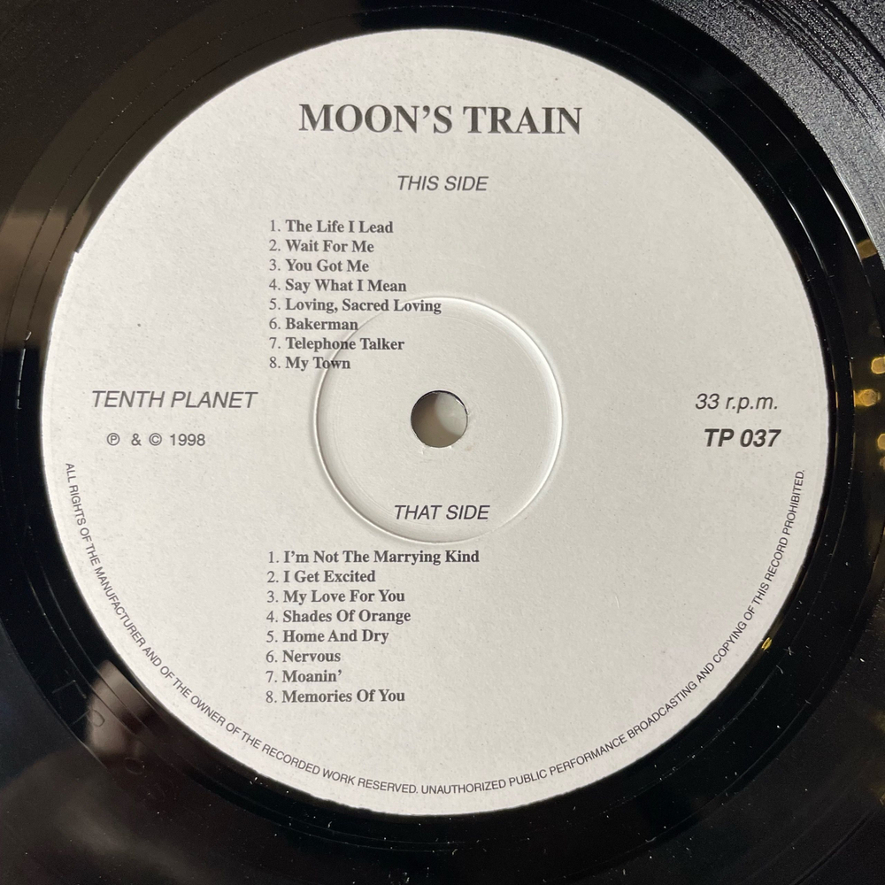 Винтажная виниловая пластинка LP Moon's Train (Англия 1998)