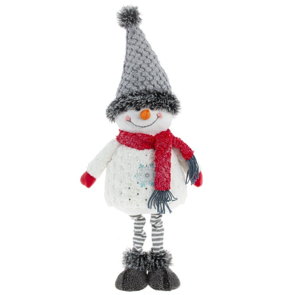 GAEM Игрушка набивная "Снеговик" (3xLR44), L22 W14 H61/42 см, 2в.