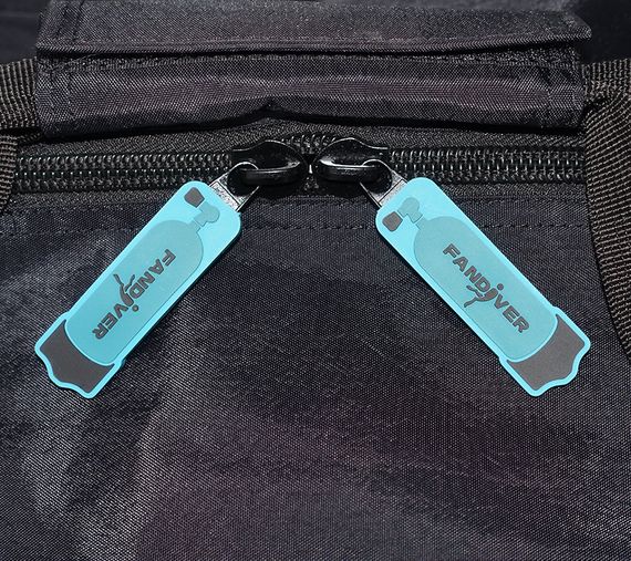 Сумка FanDiver Классик черный/бирюзовый 81 л