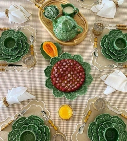 Блюдо на ножке Bordallo Pinheiro Cabbage (31 см)