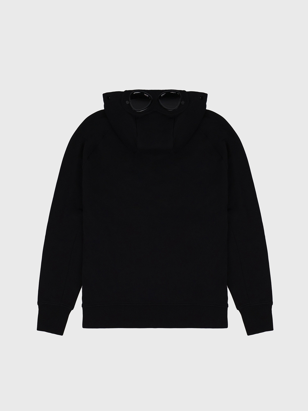 Худи на Молнии C.P. Company Diagonal Raised Goggle Zipped Black
