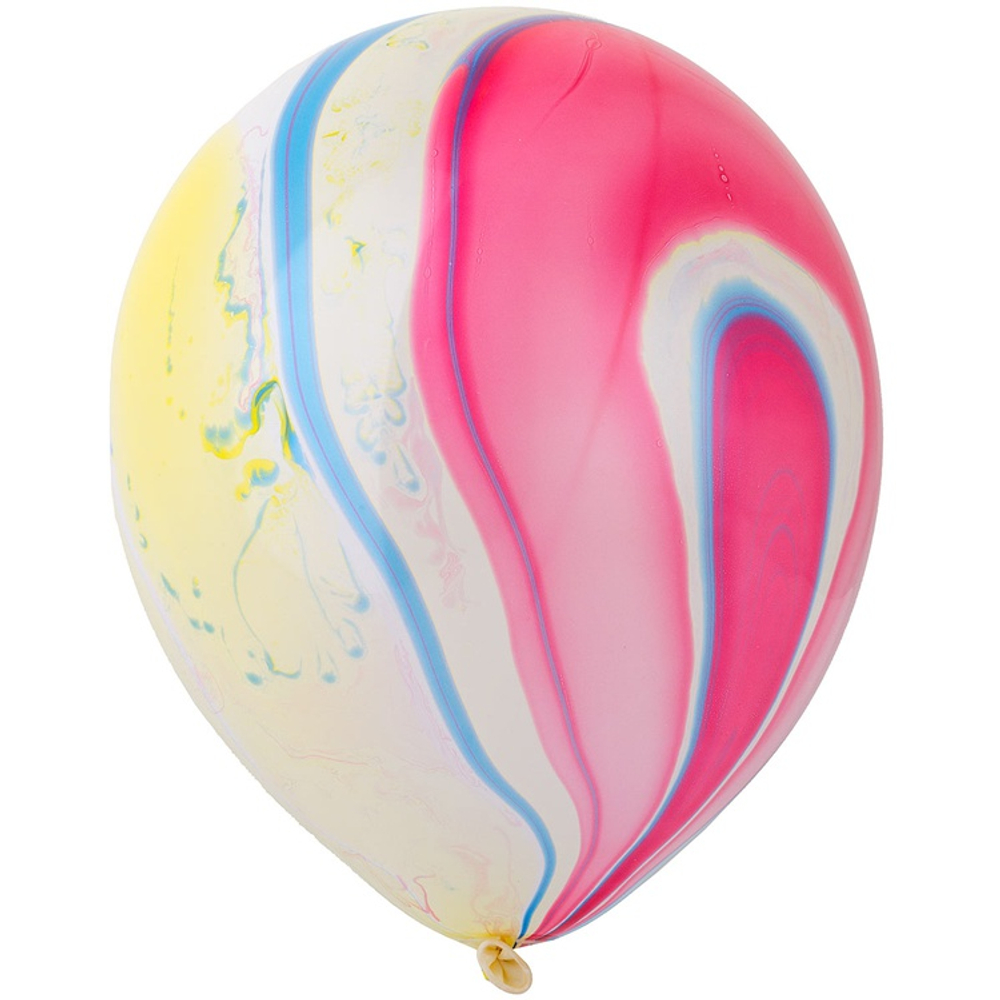 Шар латексный 30см Мрамор (Ассорти)