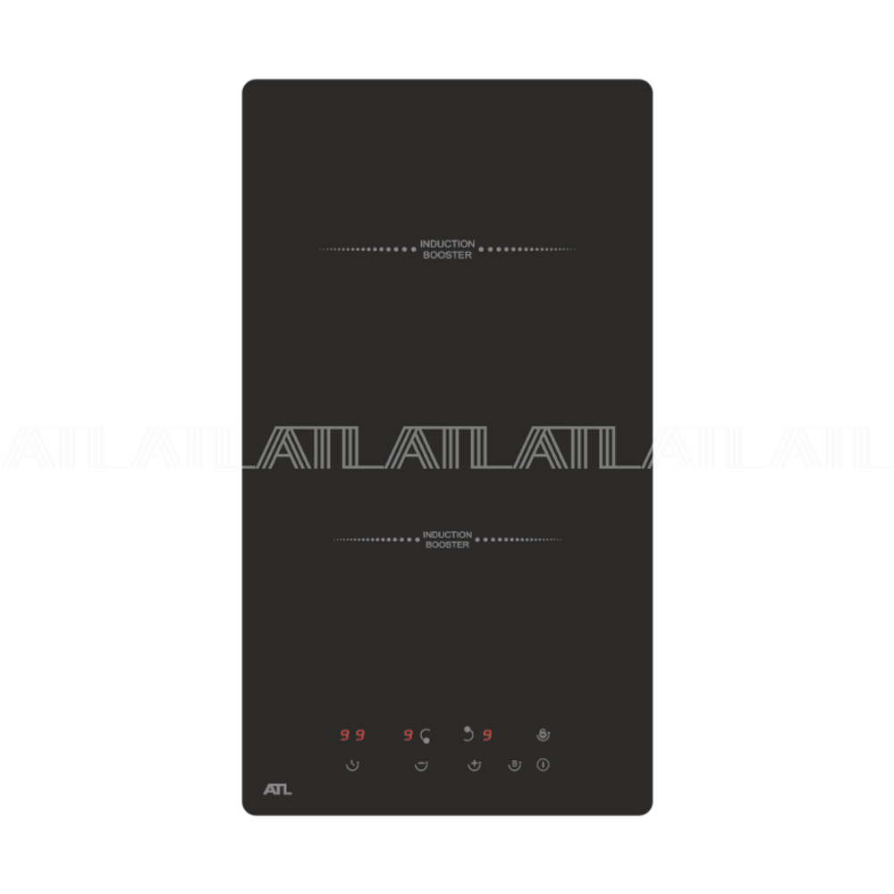 Варочная панель индукционная ATL 2 KIC 32 C BK