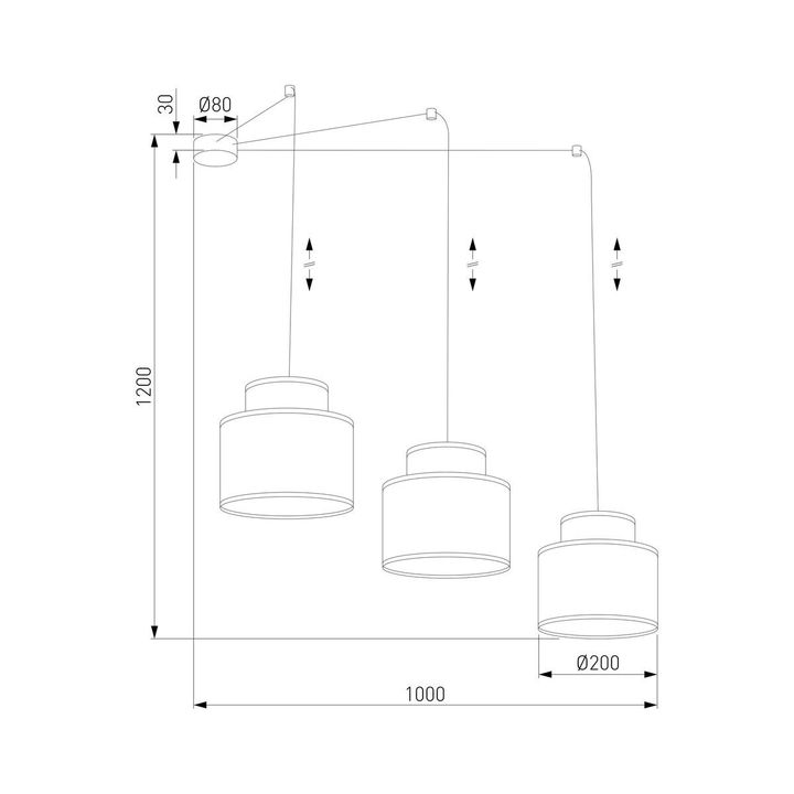 Подвесная люстра TK Lighting 2345 Duo