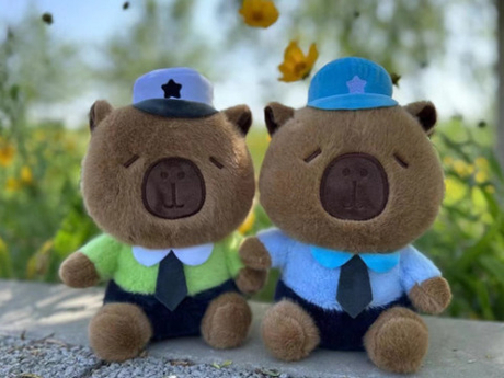 Игрушка мягкая КАПИБАРА в кепке (201944981)