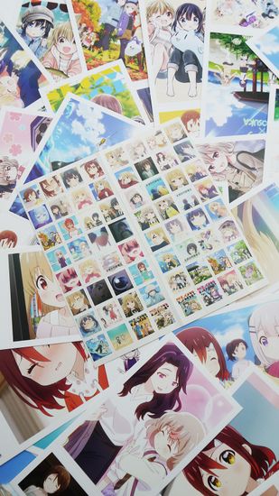 Набор открыток, карточек и наклеек "Медленная петля / Slow Loop", 188 предметов