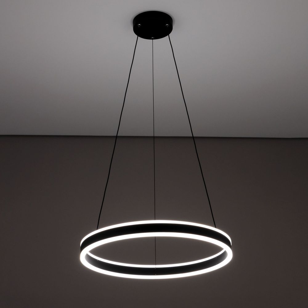 Citilux Дуэт CL719501 LED Люстра подвесная с пультом Чёрная