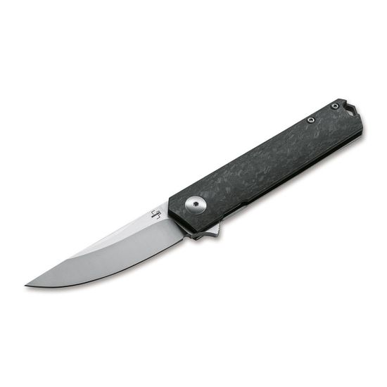 Складной нож Boker 01BO231 Kwaiken Compact Flipper c клинком из стали D2, рукоять титан / карбон