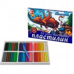 Пластилин восковой ЛУЧ ФАНТАЗИЯ 24 цв. 420 г со стеком