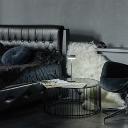 ULM-D950 3W-3000-6500K-DIM IP54 BLACK Светильник настольный светодиодный беспроводной. Встроенный аккумулятор 2200mAh. Диммер. Черный. TM Uniel