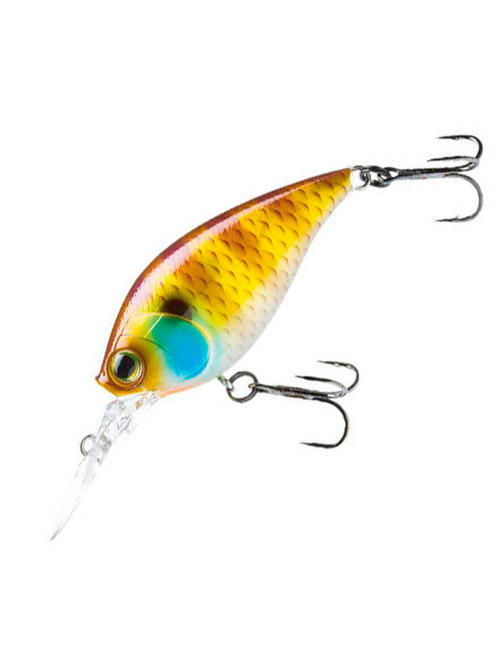 Воблер для рыбалки Duel Hardcore Crank MR (Mid Runner) 60F R1364-GCF, 60 мм, 14 г, плавающий, крэнк