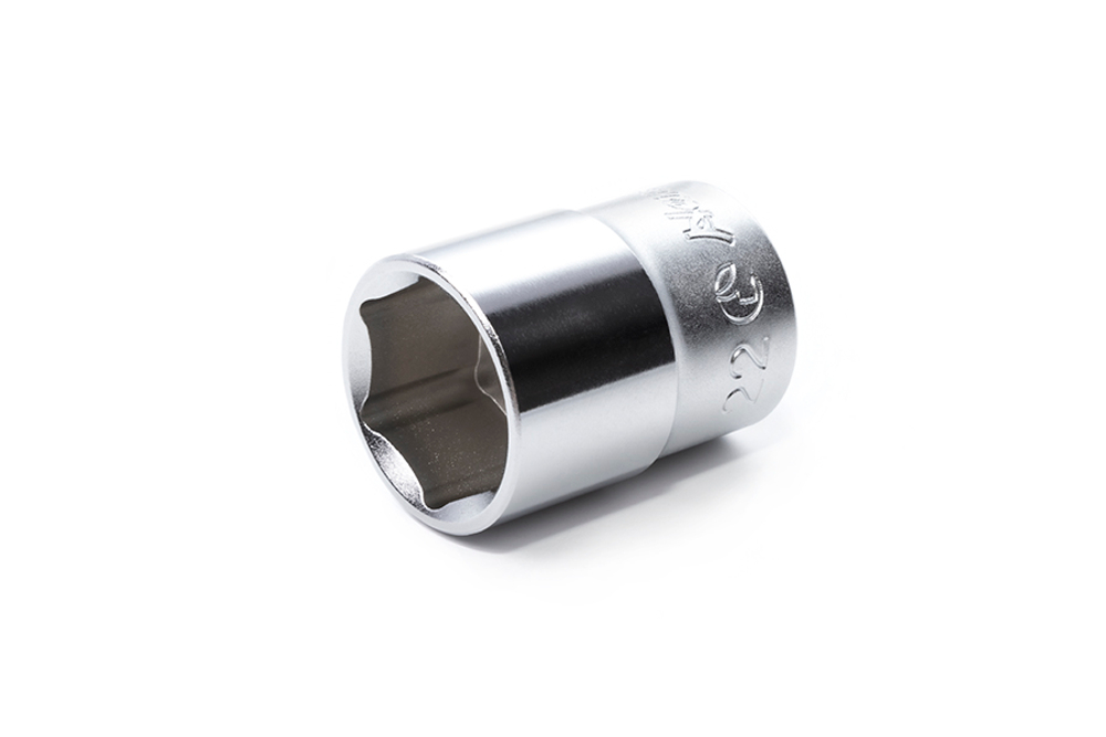 Торцевая головка короткая 1/2", 4400M19, Hans