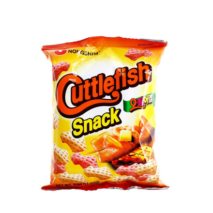 Чипсы со вкусом кальмара "Cuttlefish Snack" 55г тм NONGSHIM