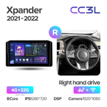 Teyes CC3L 10,2"для Mitsubishi Xpander 2021-2022 (прав)