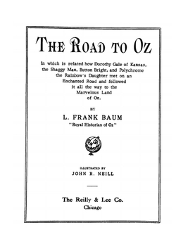 The road to Oz | Lyman Frank Baum