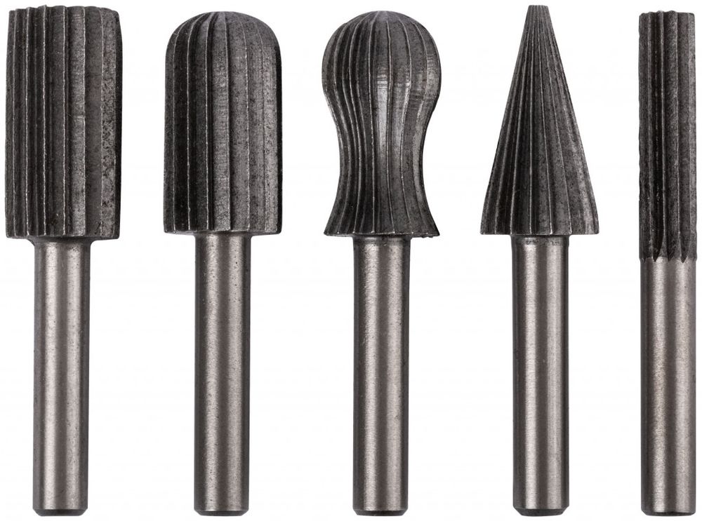 36476 Шарошки по металлу HSS сталь Профи 5 шт FIT