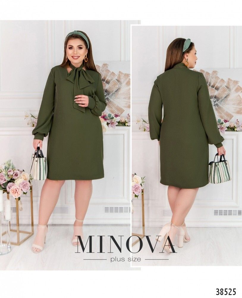 Платье 3139-В-хаки Minova Платье 3139-В-хаки Minova