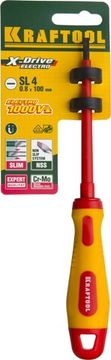 KRAFTOOL SL4 х 100 мм, высоковольтная отвертка (250083-4.0-100)