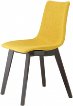 Стул с обивкой Scab Design Natural Zebra Pop, венге, желтый