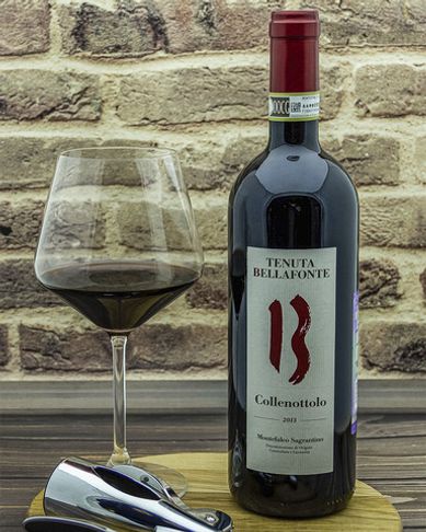 Вино Bellafonte Монтефалько Сагрантино Колленоттоло Красное Сухое  14,5% 0,75 л, Италия