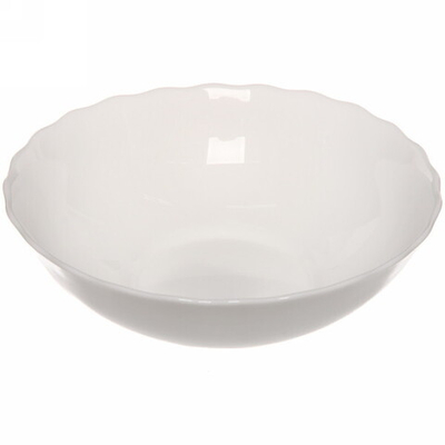 Салатник «White magic» 1000мл стеклокерамика 17,5*5,6см Ромашка